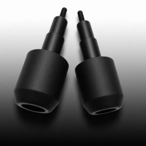 premium motorcycle crash guard frame sliders black