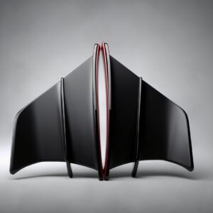 carbon fiber motorcycle front winglet aerodynamic bike wing accessory